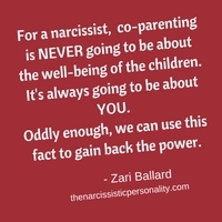 co-parent with narcissist